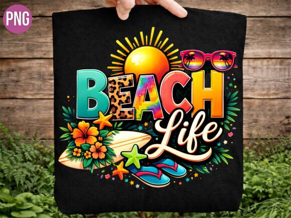 Download Beach Life Tropical Summer Shirt PNG - Premium Resources