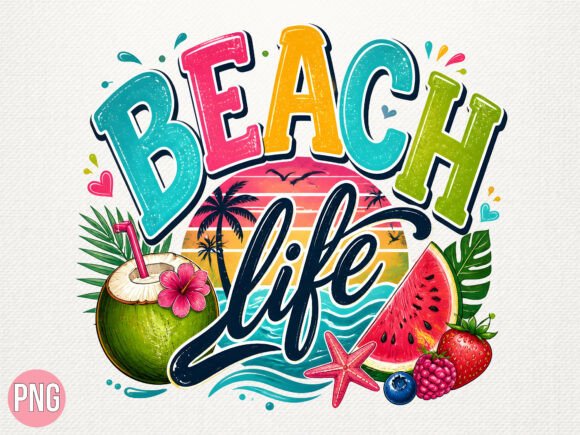 Download Beach Life Summer Fruit PNG - Premium Resources