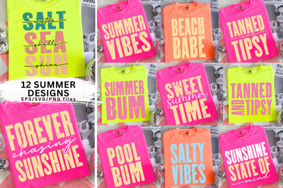 Download Sunshine Summer Beach Life SVG Bundle - Premium Bundle